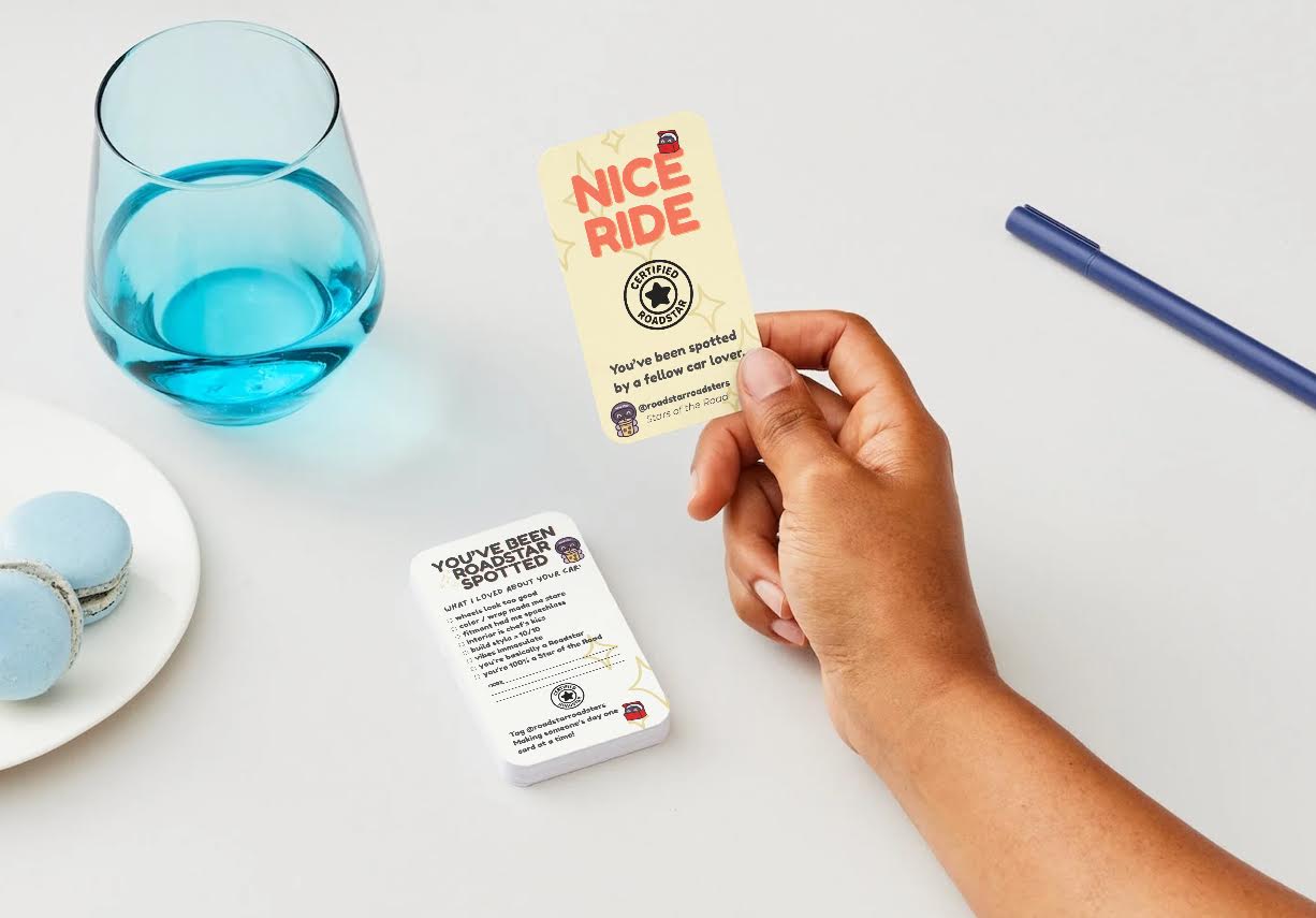 Roadstar “Nice Ride” Cards | Car Compliment Notes
