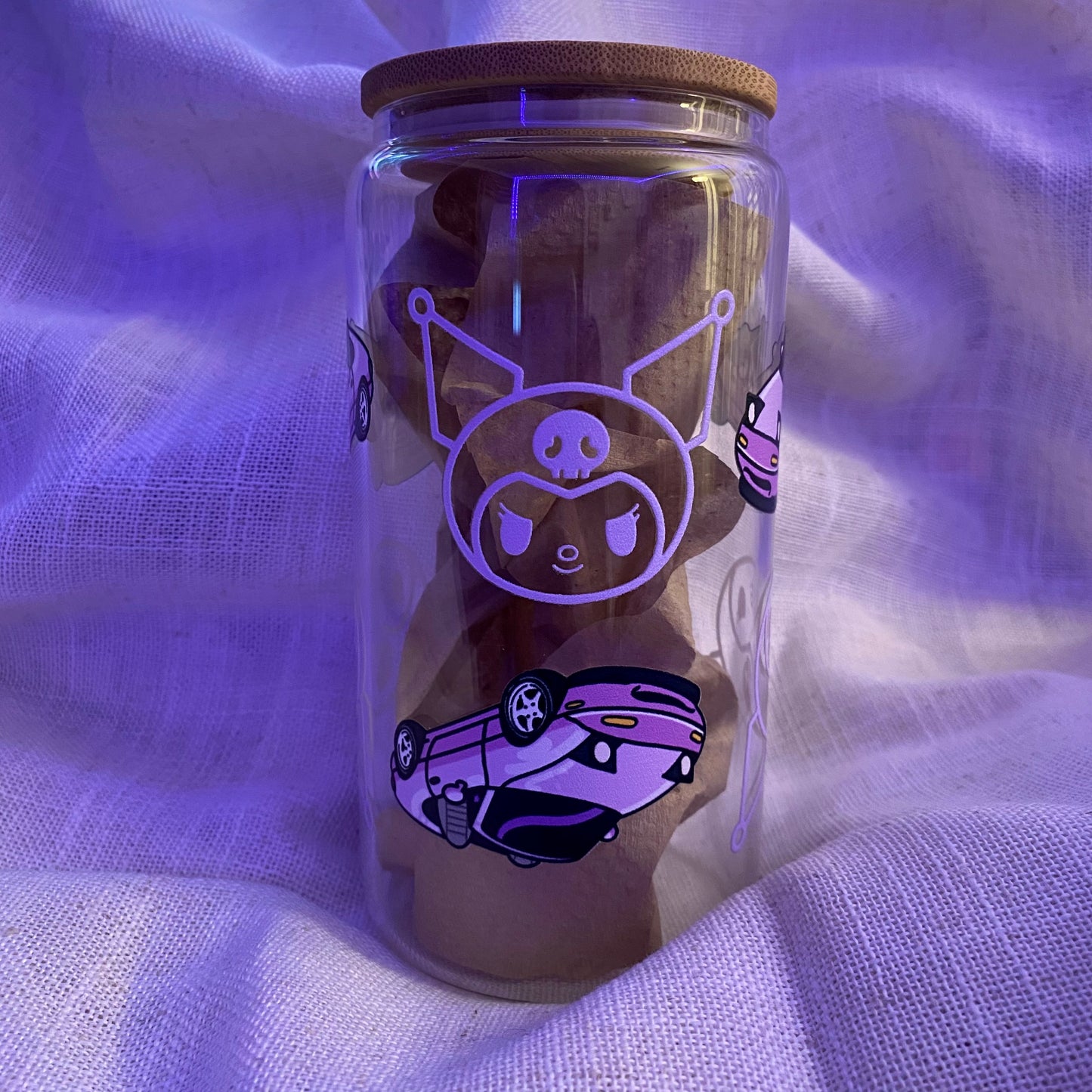 Kuromi X Miata Roadstar Roadsters 16 oz Cup