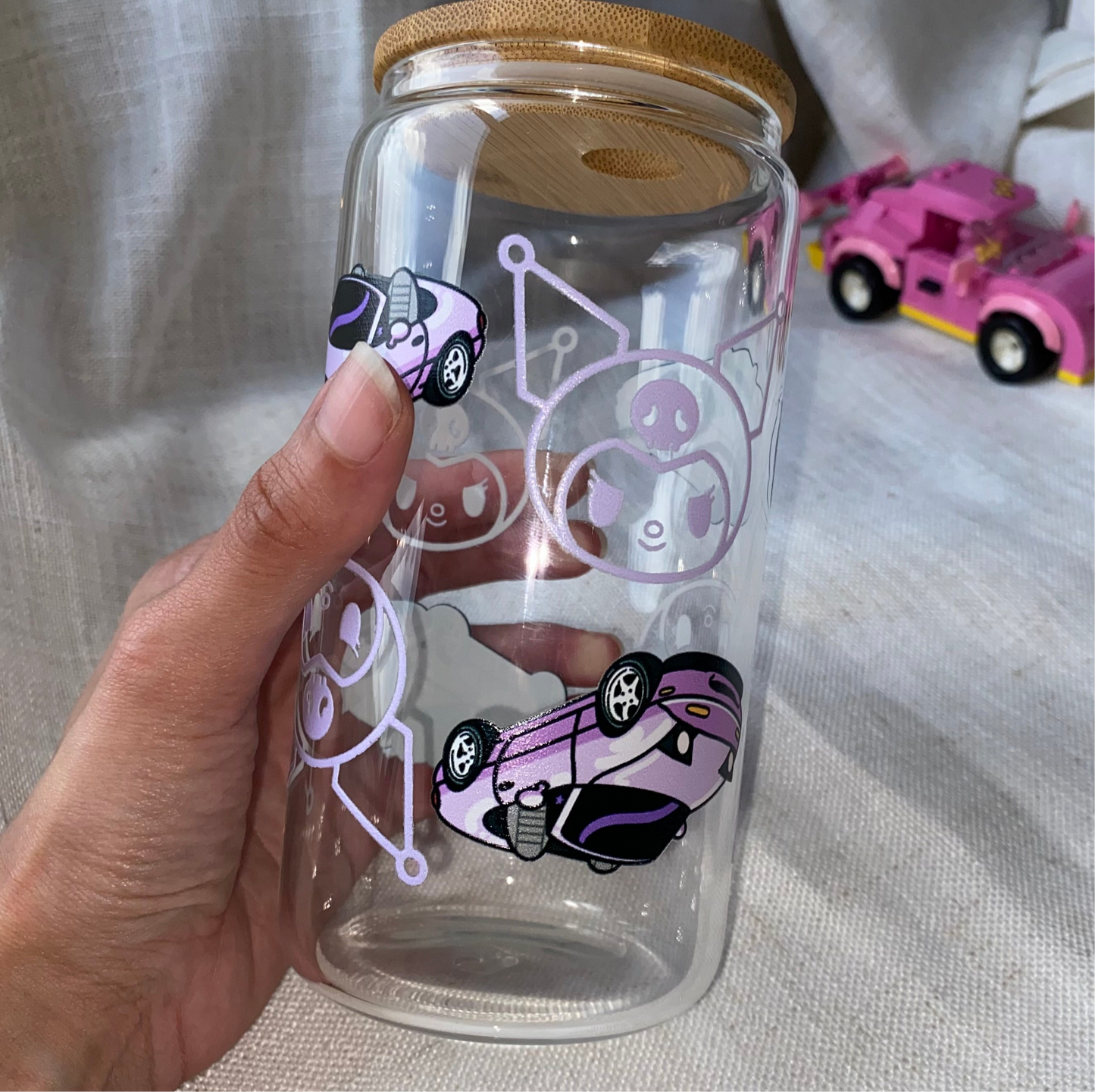 Kuromi X Miata Roadstar Roadsters 16 oz Cup
