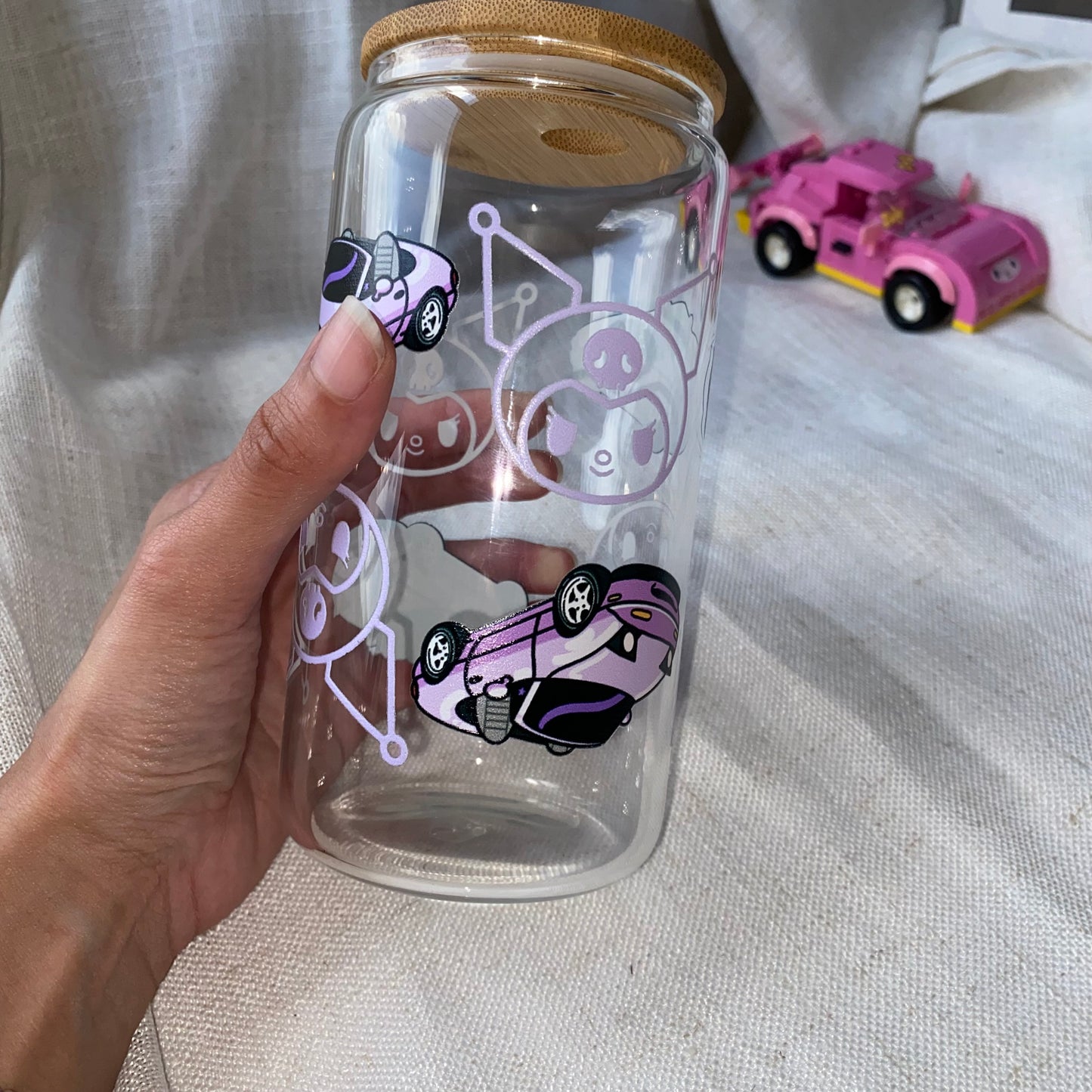 Kuromi X Miata Roadstar Roadsters 16 oz Cup