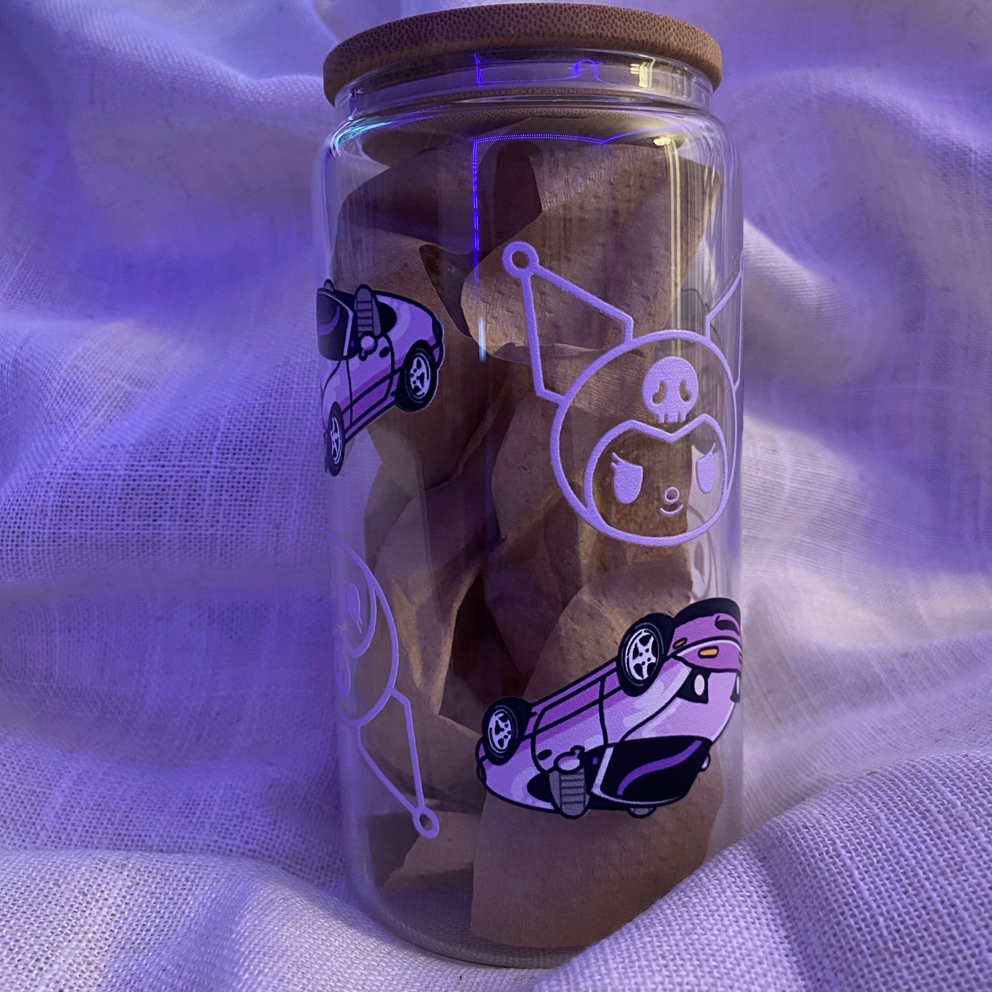 Kuromi X Miata Roadstar Roadsters 16 oz Cup
