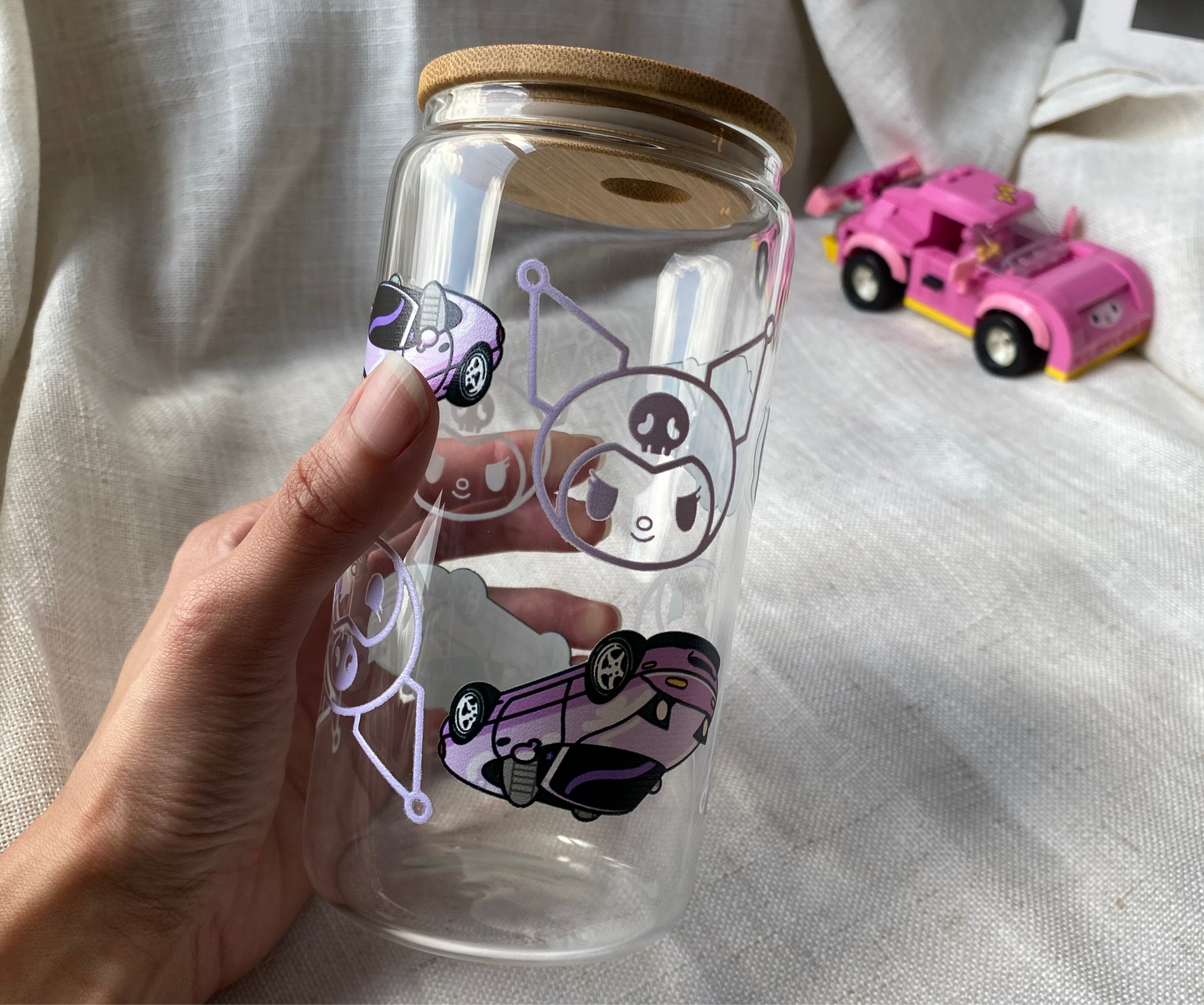 Kuromi X Miata Roadstar Roadsters 16 oz Cup