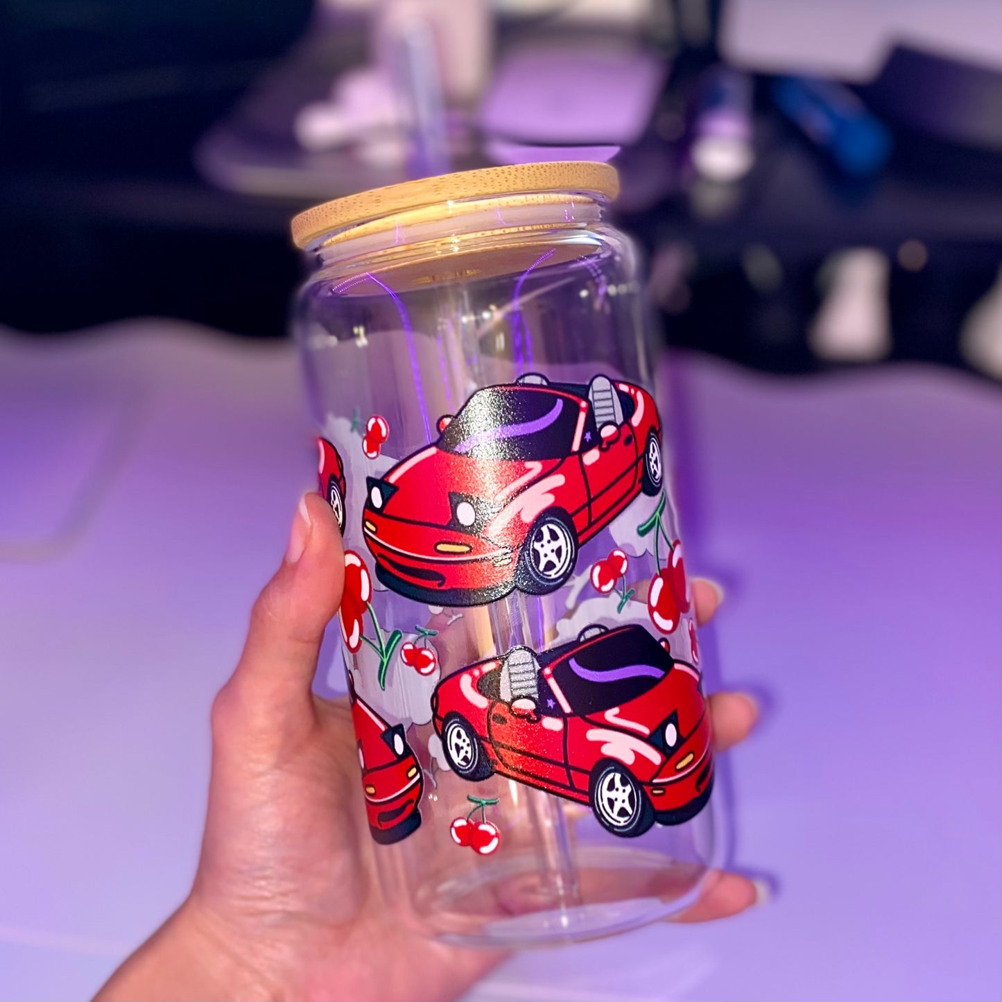 Cherry Miata X Roadstar Roadsters 16 oz Cup