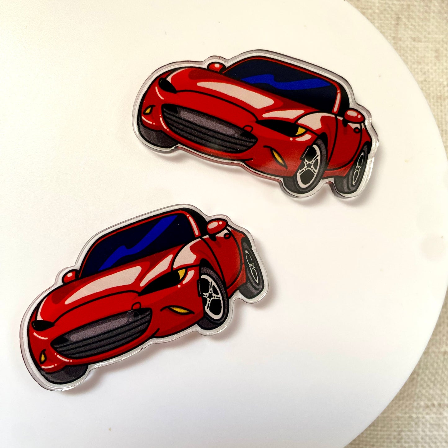 Red ND Miata Magnet – Kawaii Roadstar Mini Magnet