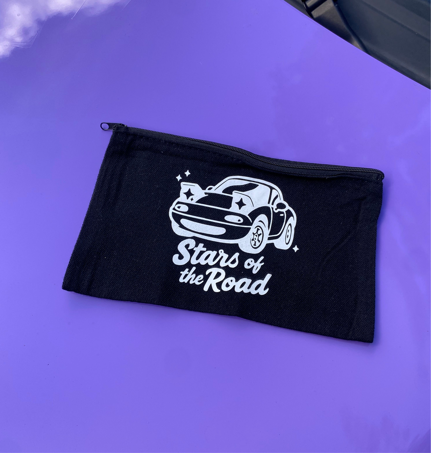 Stars of the Road Canvas Pouch – Roadstar Roadsters