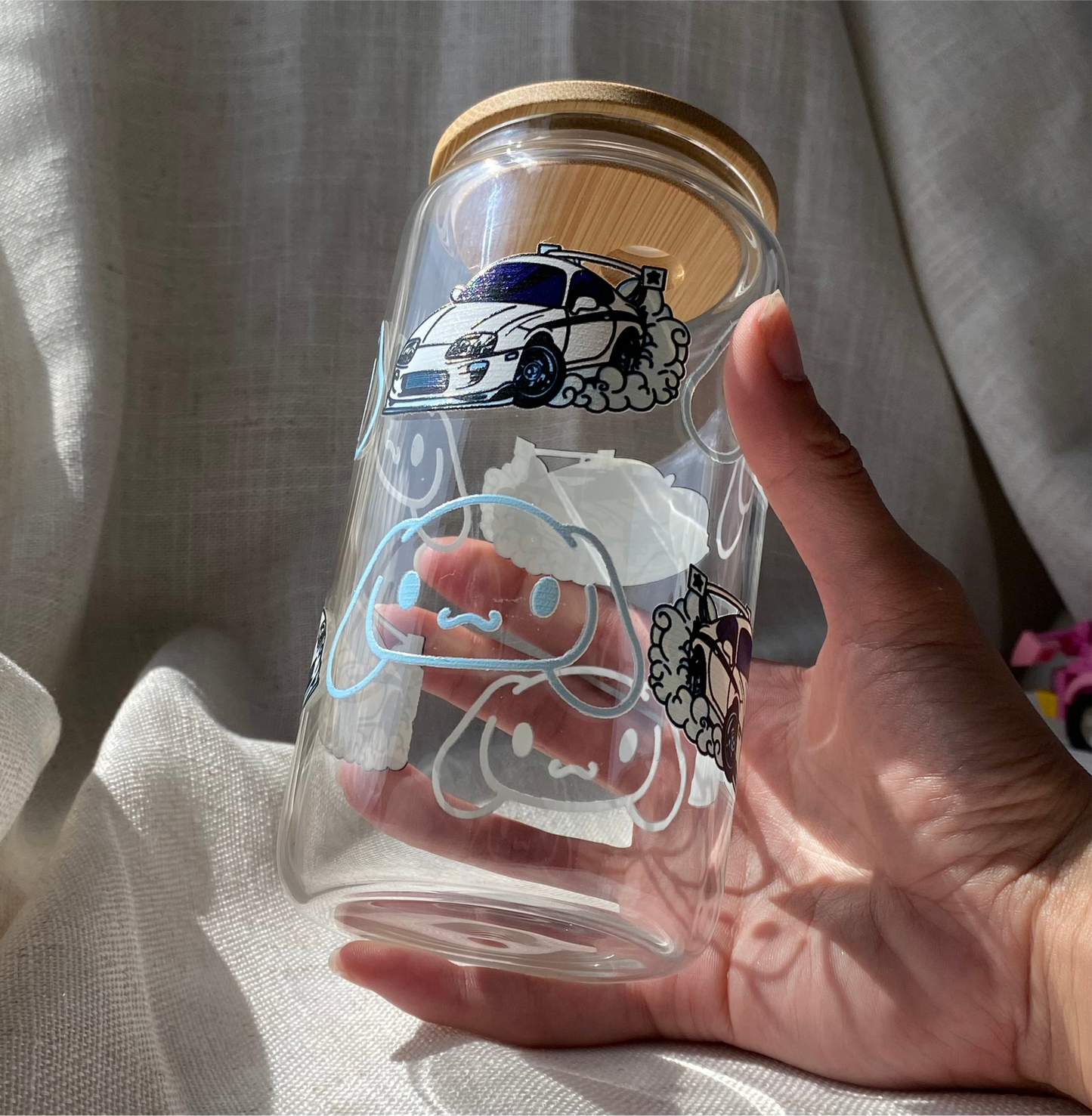 Cinnamoroll X Supra Roadstar Roadsters 16 oz Cup