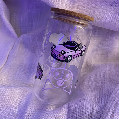 Kuromi X Miata Roadstar Roadsters 16 oz Cup