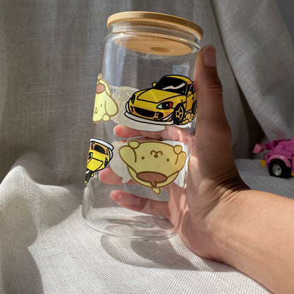 Pompompurin X Roadstar Roadsters 16 oz Cup