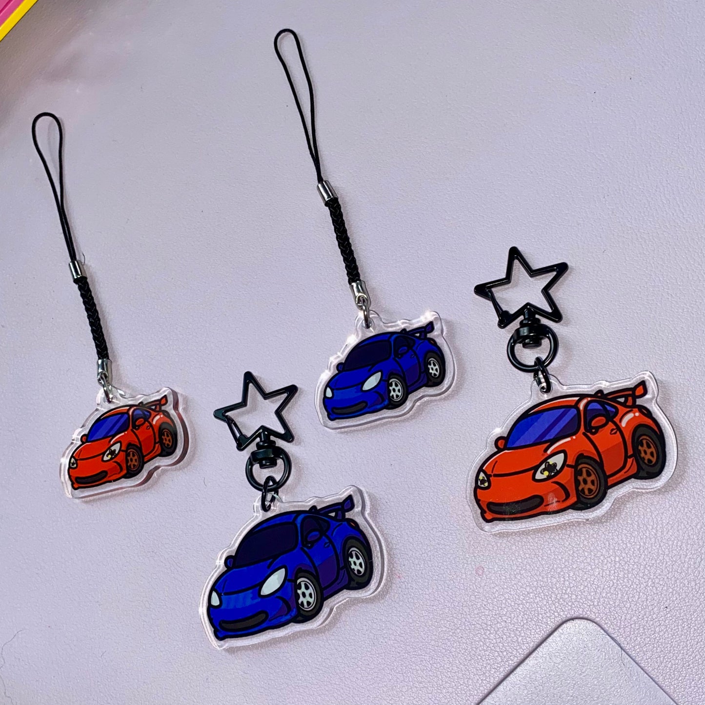 🔥 Limited GR86 Charms + Keychains (Red ❤️/Blue 💙) – Roadstar Roadsters