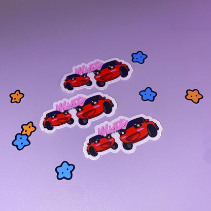 Double Trouble Miatas Sticker| ROADSTAR ROADSTERS