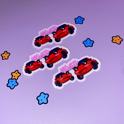 Double Trouble Miatas Sticker| ROADSTAR ROADSTERS