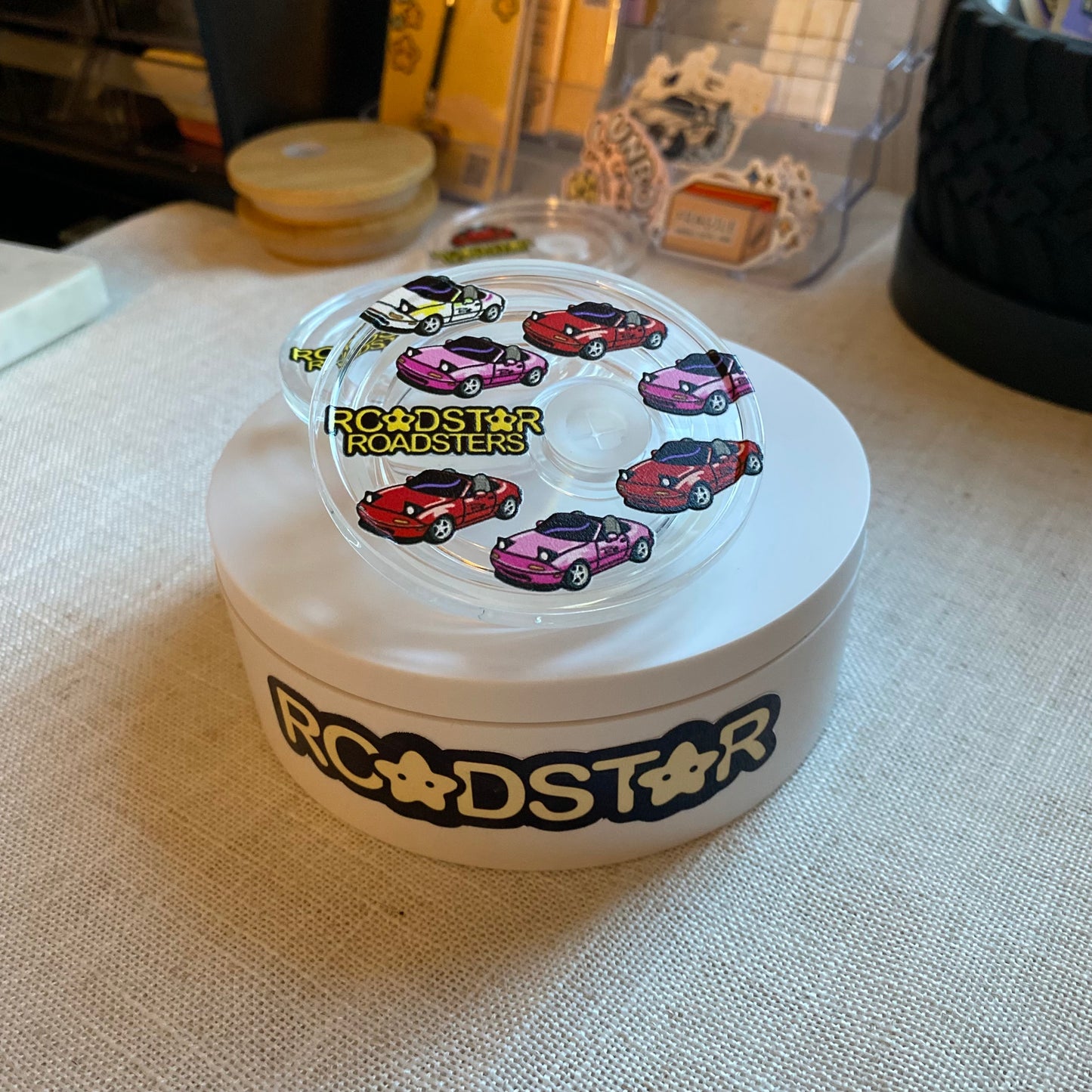 Custom Acrylic Cup Lids – Roadstar Roadsters Collection