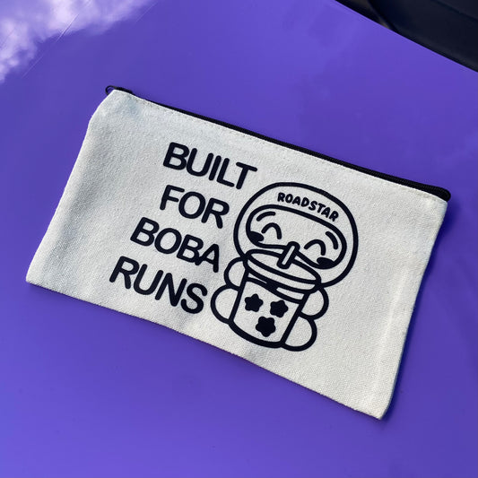 Boba Runs Canvas Pouch – Roadstar Roadsters