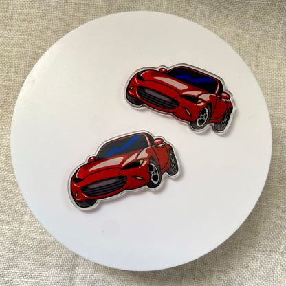 Red ND Miata Magnet – Kawaii Roadstar Mini Magnet