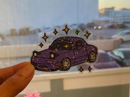 Clear Sparkly Miata Sticker | ROADSTAR ROADSTERS