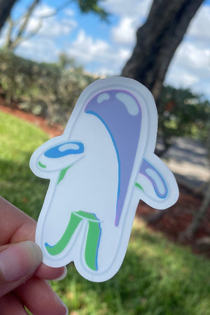 Bubble Buddy Sticker/Calcomanía – Transparent & Solid Black | ROADSTAR ROADSTERS